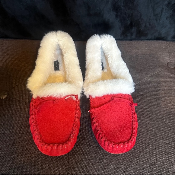 Talbots Fur Lined Moccasin | NWOT - Picture 1 of 8